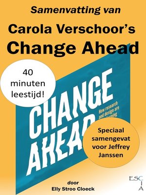 cover image of Samenvatting van Carola Verschoor's Change ahead
